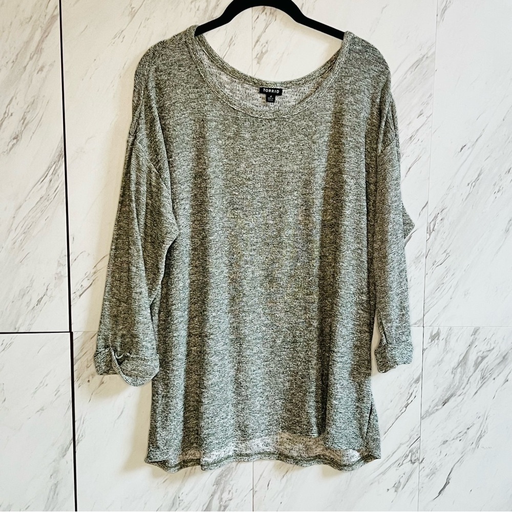 3/$60 Torrid Slub Terry Stretch Knit Tee SZ 2X